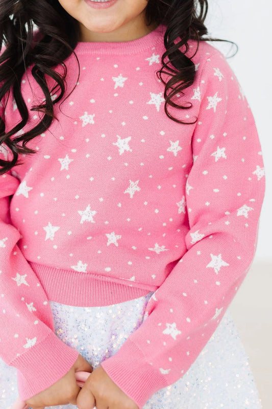 Girls Shining Star Sweater by Mila & Rose