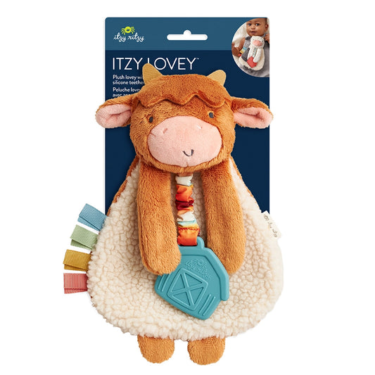 Itzy Friends Lovey Plush by Itzy Ritzy-Highland Cow
