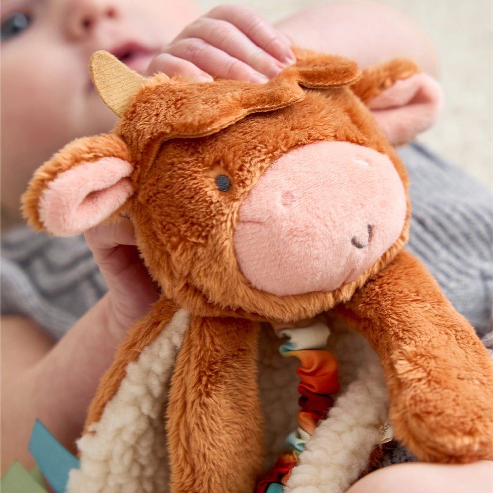 Itzy Friends Lovey Plush by Itzy Ritzy-Highland Cow