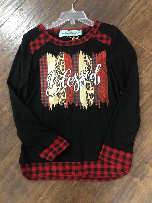 Girls Blessed Top by Grace & Emma