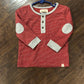 Boys Red/Grey Micro Stripe Onesie or Shirt by Me & Henry