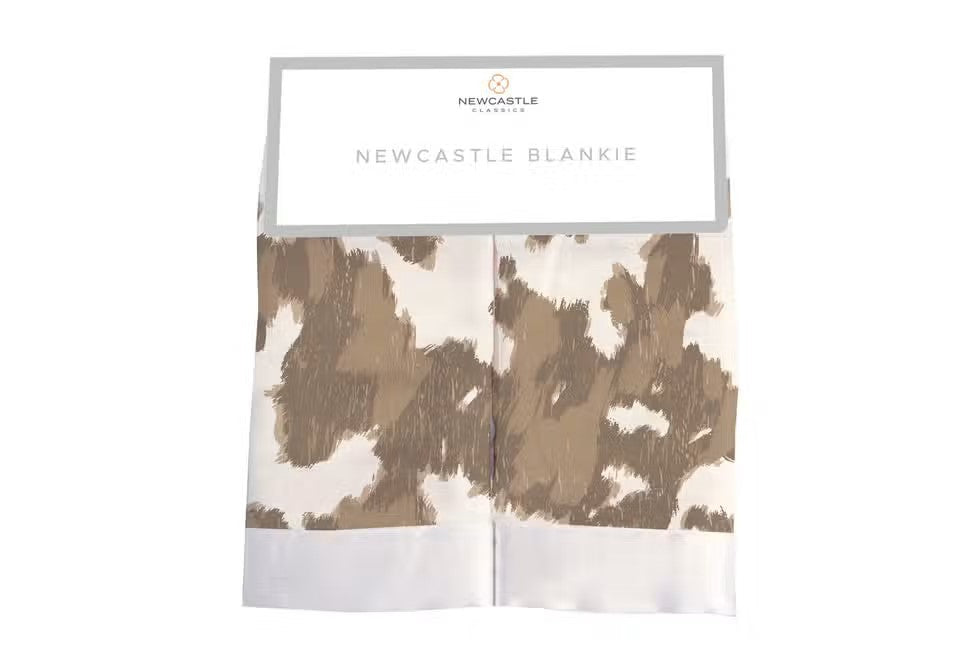 Newcastle Yellowstone Cowhide Bamboo Blankies (Set of 2)