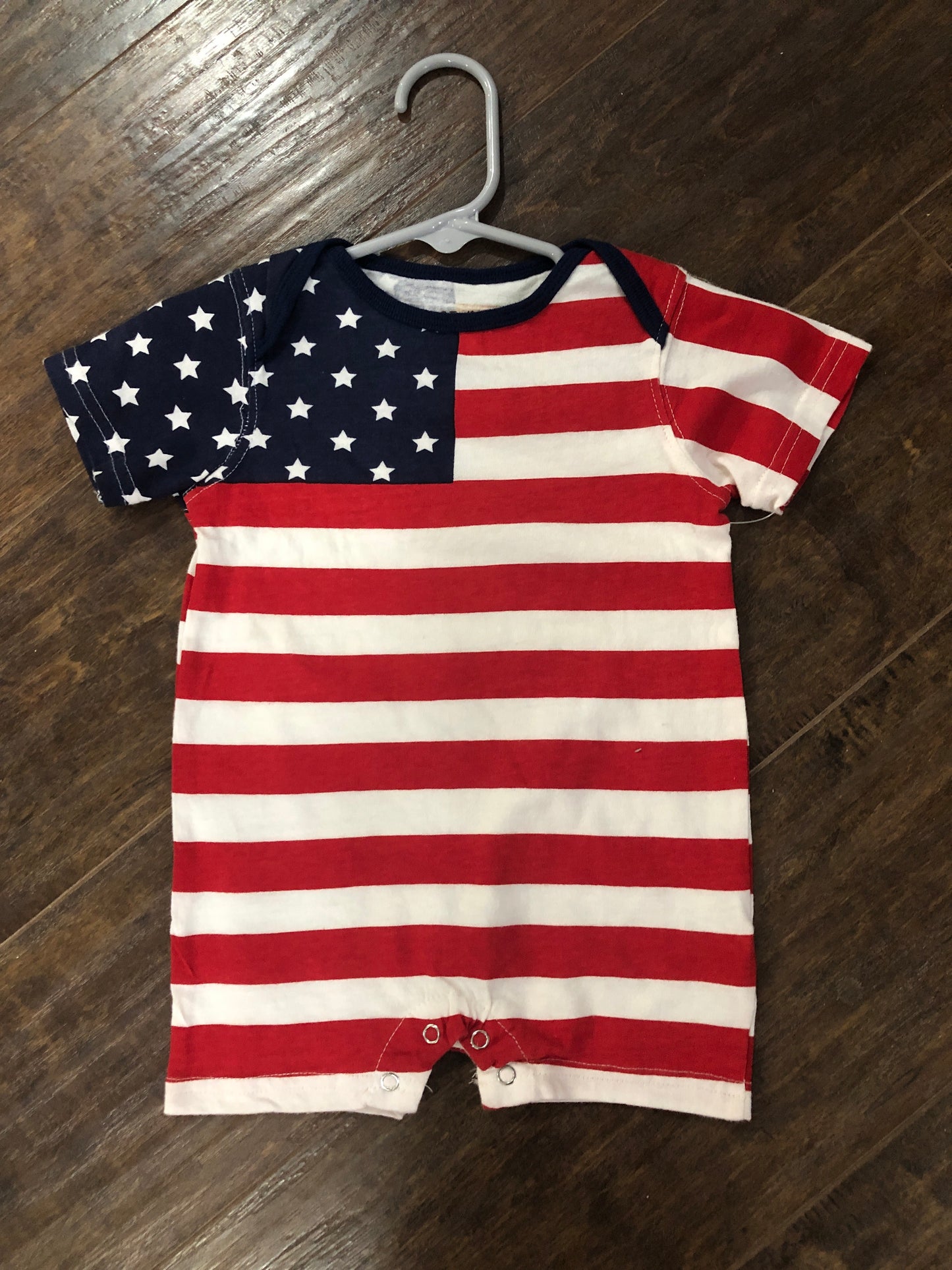 Boys American Flag Romper