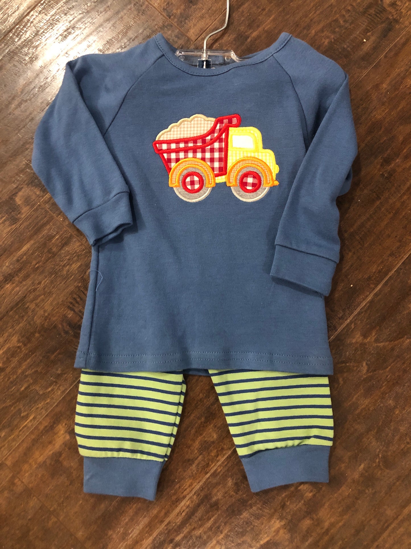Boys 2 Pc Dump Truck Top and Jogger Pants by Three Sisters