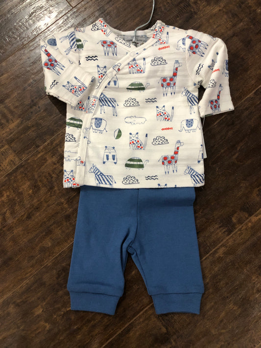 Boys 2 Pc Snap Top w/Jogger Pants by Three Sisters