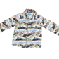 Boys Western Train L/S Pearl Snap Onesie or Shirt by Shea Baby