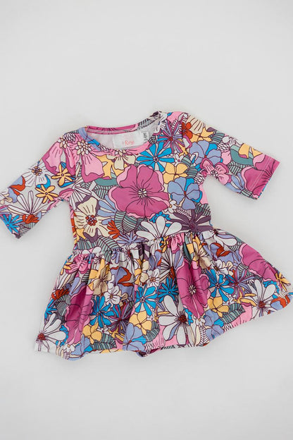 Girls What's Up Buttercup Twirl Bodysuit by Mila & Rose