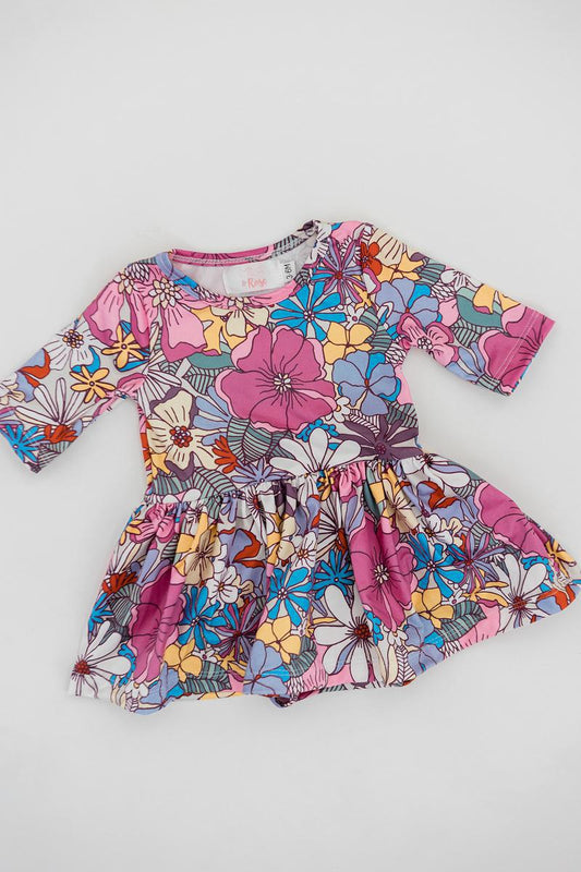 Girls What's Up Buttercup Twirl Bodysuit by Mila & Rose