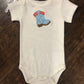Boys White Onesie with Various Appliques