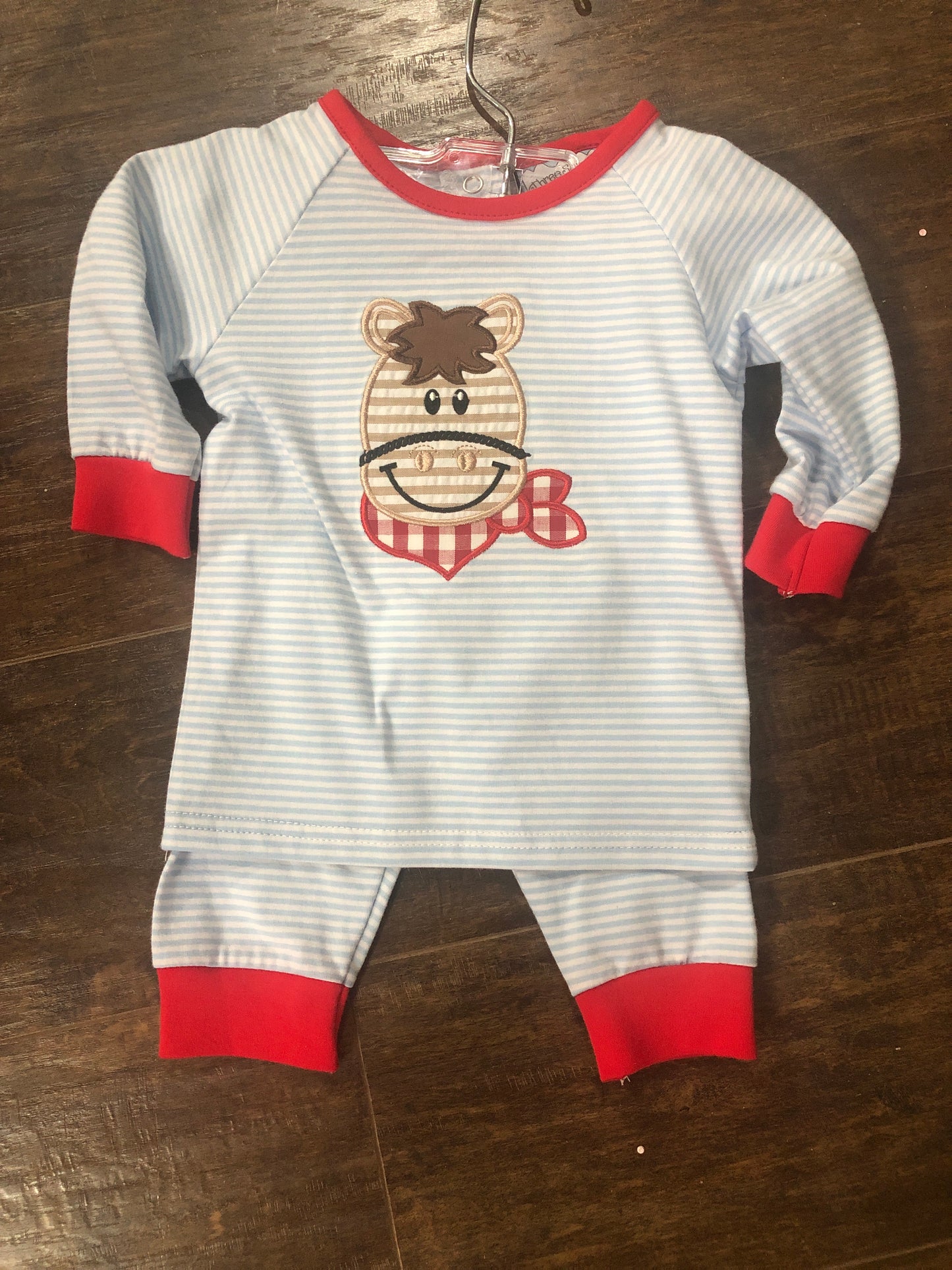Boys 2 Pc Cow w/Bandana Jogger Set by Three Sister