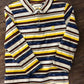 Boys Gold/Brown/Blue Stripe Henley Onesie or Top by Me & Henry