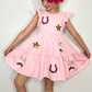 Girls Wild West Sequin Dress by Clover Cottage