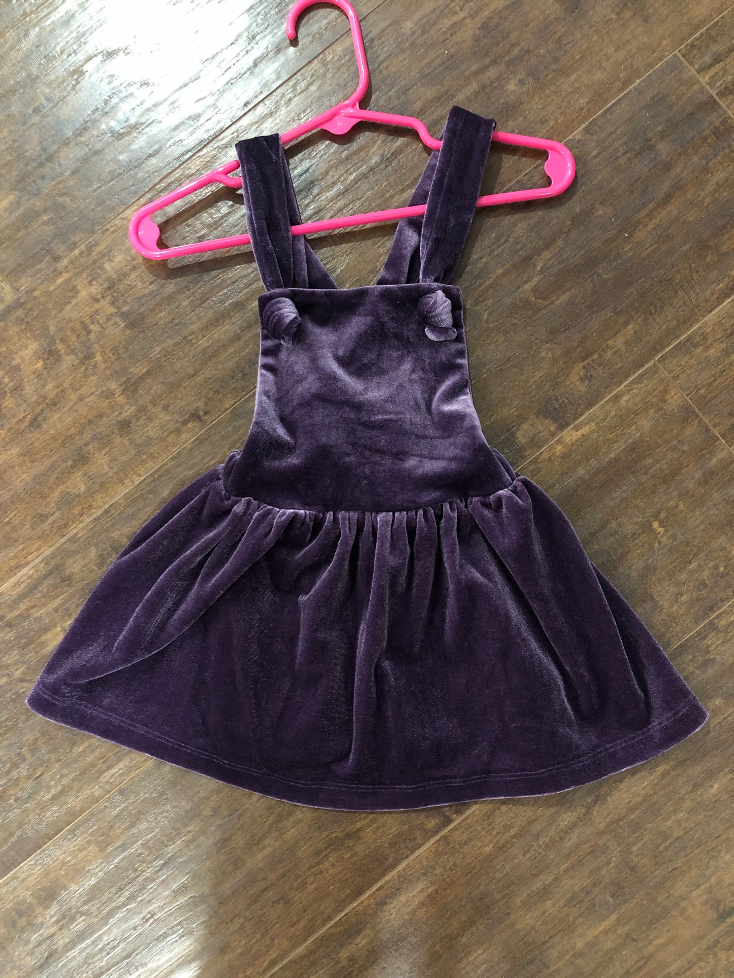 Girls Purple Velvet Jumper by Mila & Rose