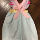 Girls Pink, Yellow, Aqua Seersucker Dress by Three Sisters