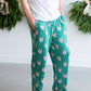 Adult Christmas Pajama Pants by Ruffle Butts - Reindeer Cheer