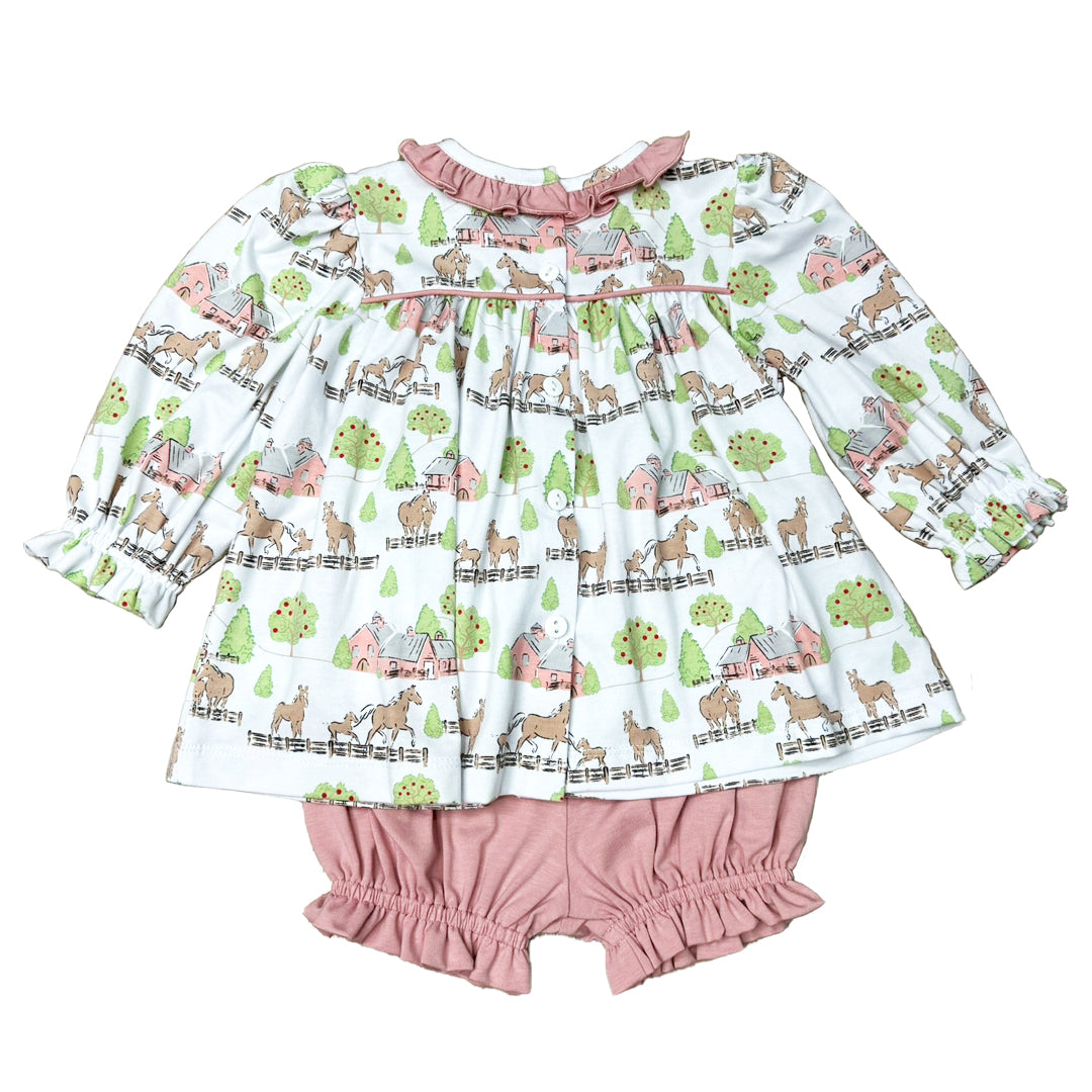 Girls Horse and Foal Bloomers Set by Ishtex
