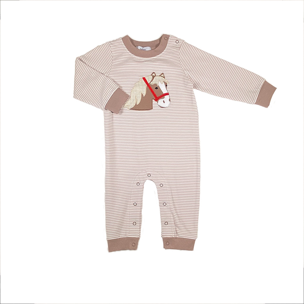 Boys Horse Romper by Ishtex
