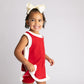 Girls Skylar Dress and Shorts-Red by Millie Jay