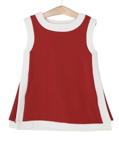 Girls Skylar Dress and Shorts-Red by Millie Jay
