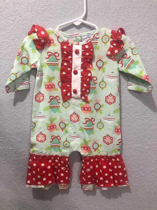 Girls Ornament Romper by Three Sisters