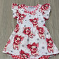 Girls Piglets in Bloom Romper by Little Bugz Boutique