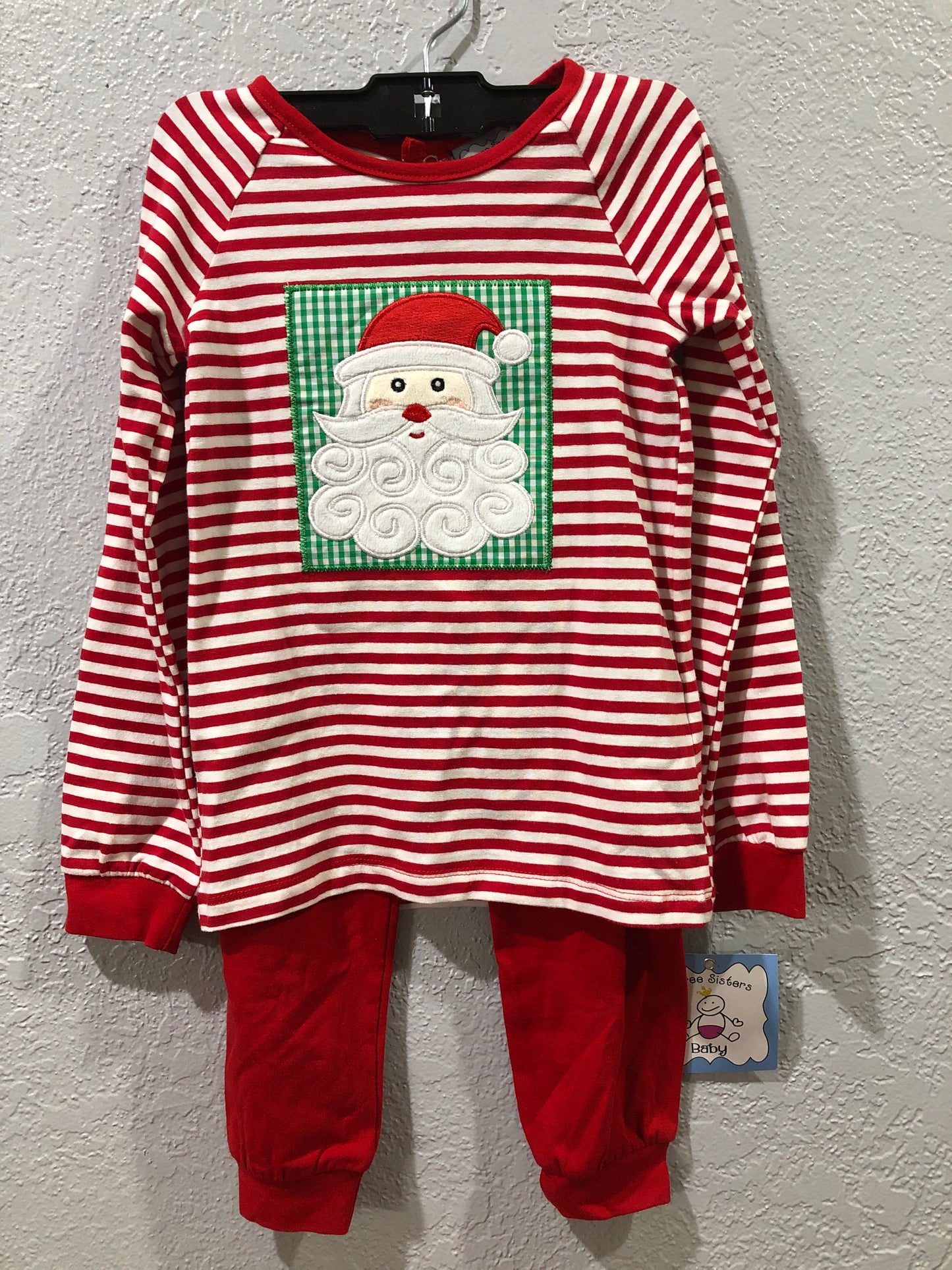 Boys Santa Jogger Pants & Shirt by Three Sisters