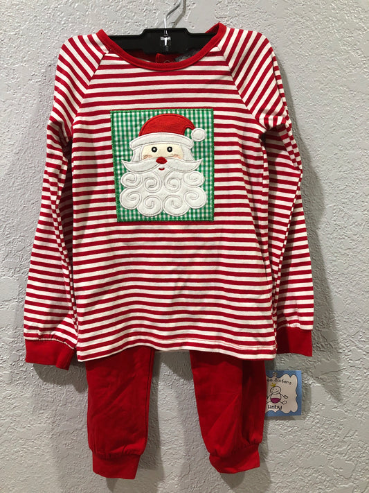 Boys Santa Jogger Pants & Shirt by Three Sisters
