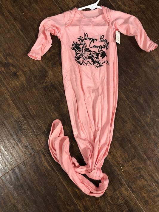 Girls Dream Big Cowgirl Knotted Gown