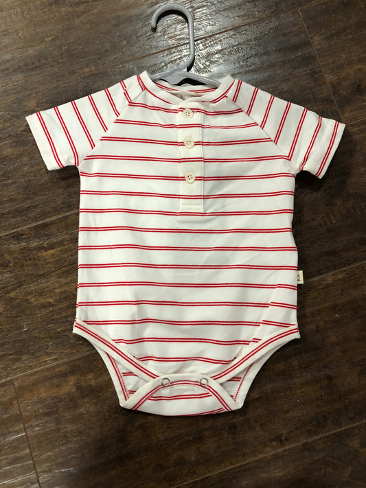 Boys Red and White Stripe Onesie by Me & Henry