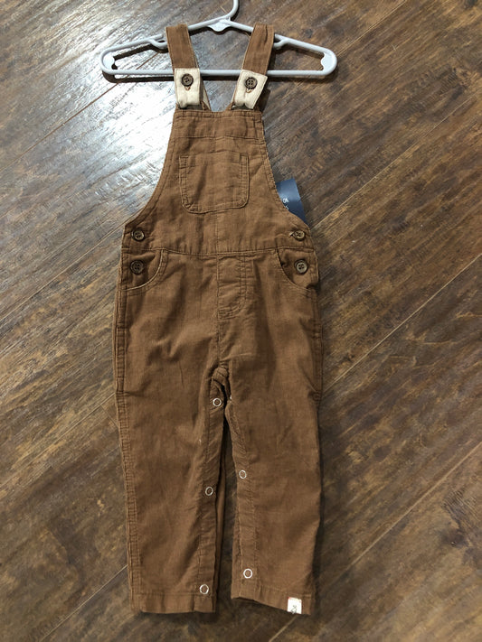 Boys Brown Corded Overalls by Me & Henry
