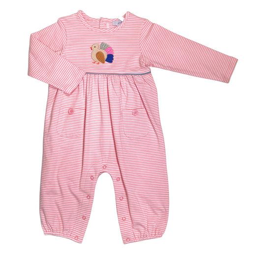 Girls Turkey Applique Romper by Ishtex