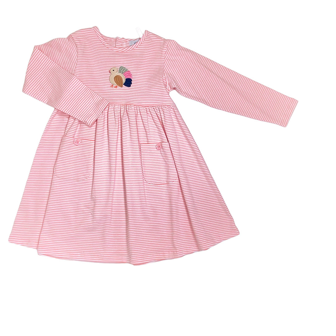 Girls Turkey Applique Empire Dress by Ishtex