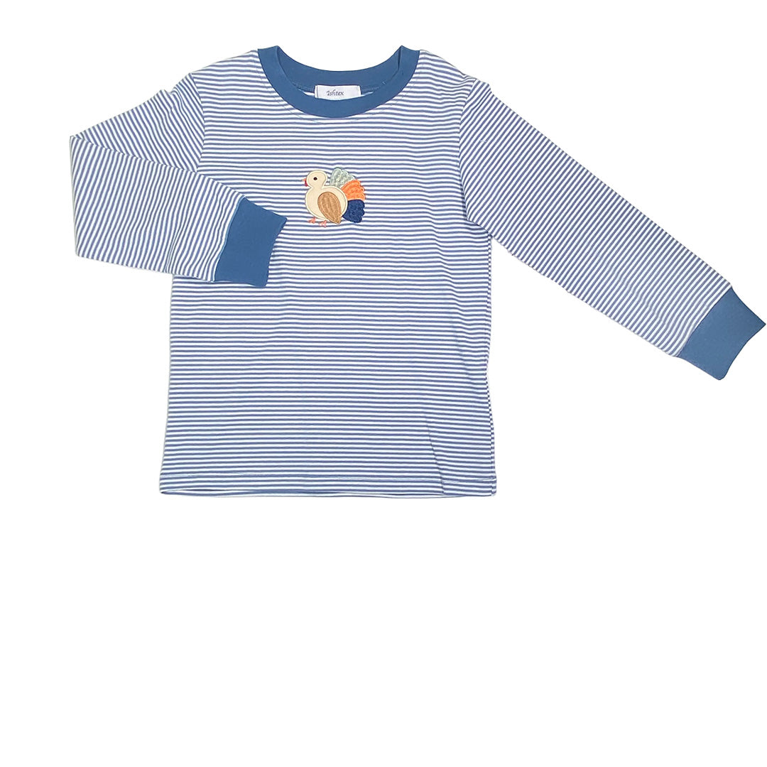 Boys Turkey Applique T-Shirt by Ishtex