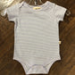 Boys Lt Blue/White Stripe Micro Onesie by Me & Henry