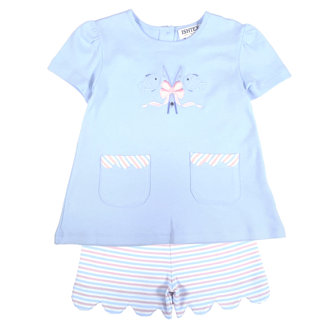 Girls Fishing Shorts Set by Ishtex