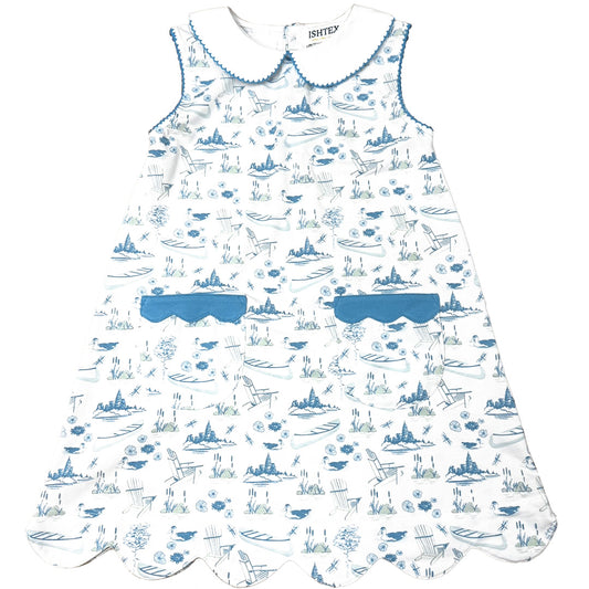 Girls Lake Dress by Ishtex