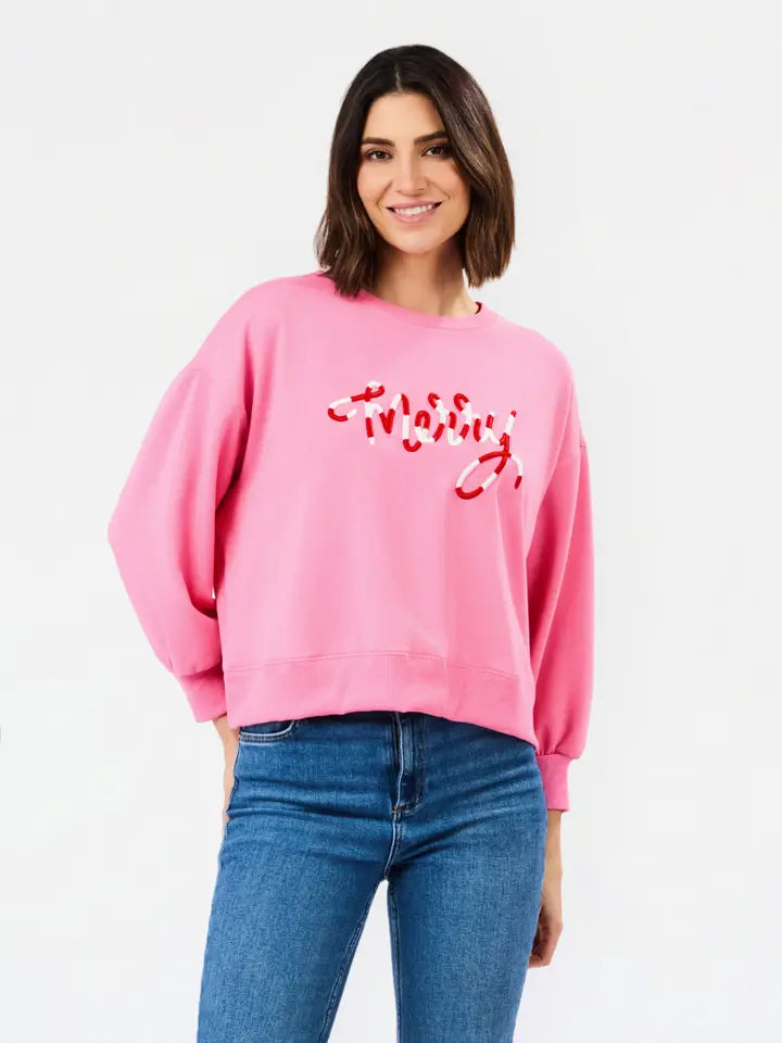 Ladies Millie Sweatshirt - Merry Corded