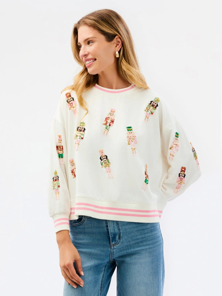Ladies Millie Sweatshirt - Nutcrackers