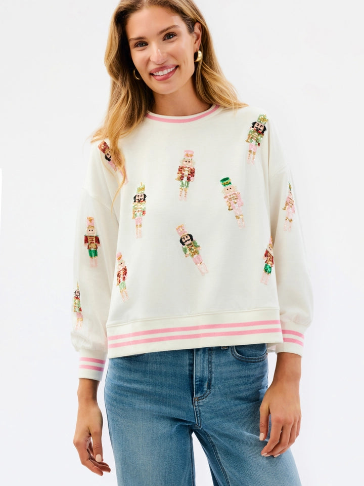 Ladies Millie Sweatshirt - Nutcrackers