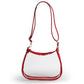 Sara Clear Purse with Skinny Scarf - Texas Tech