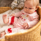 Girls Christmas Train Romper by Three Sisters
