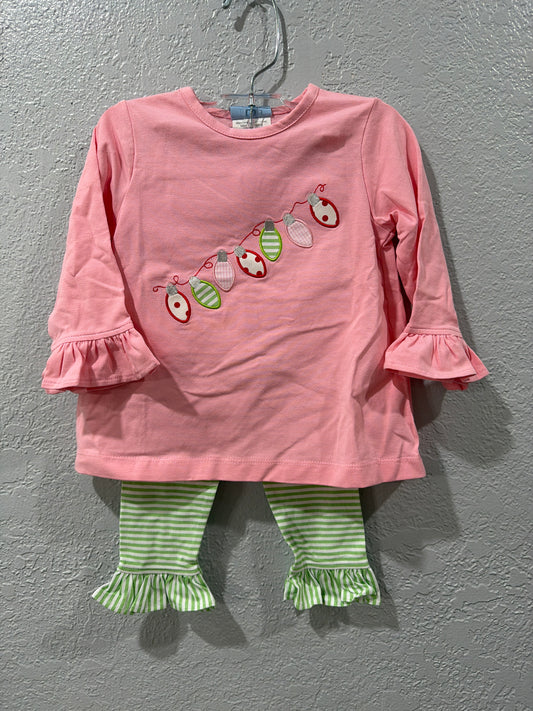 Girls String of Lights 2 Piece Pant Set by Three Sisters