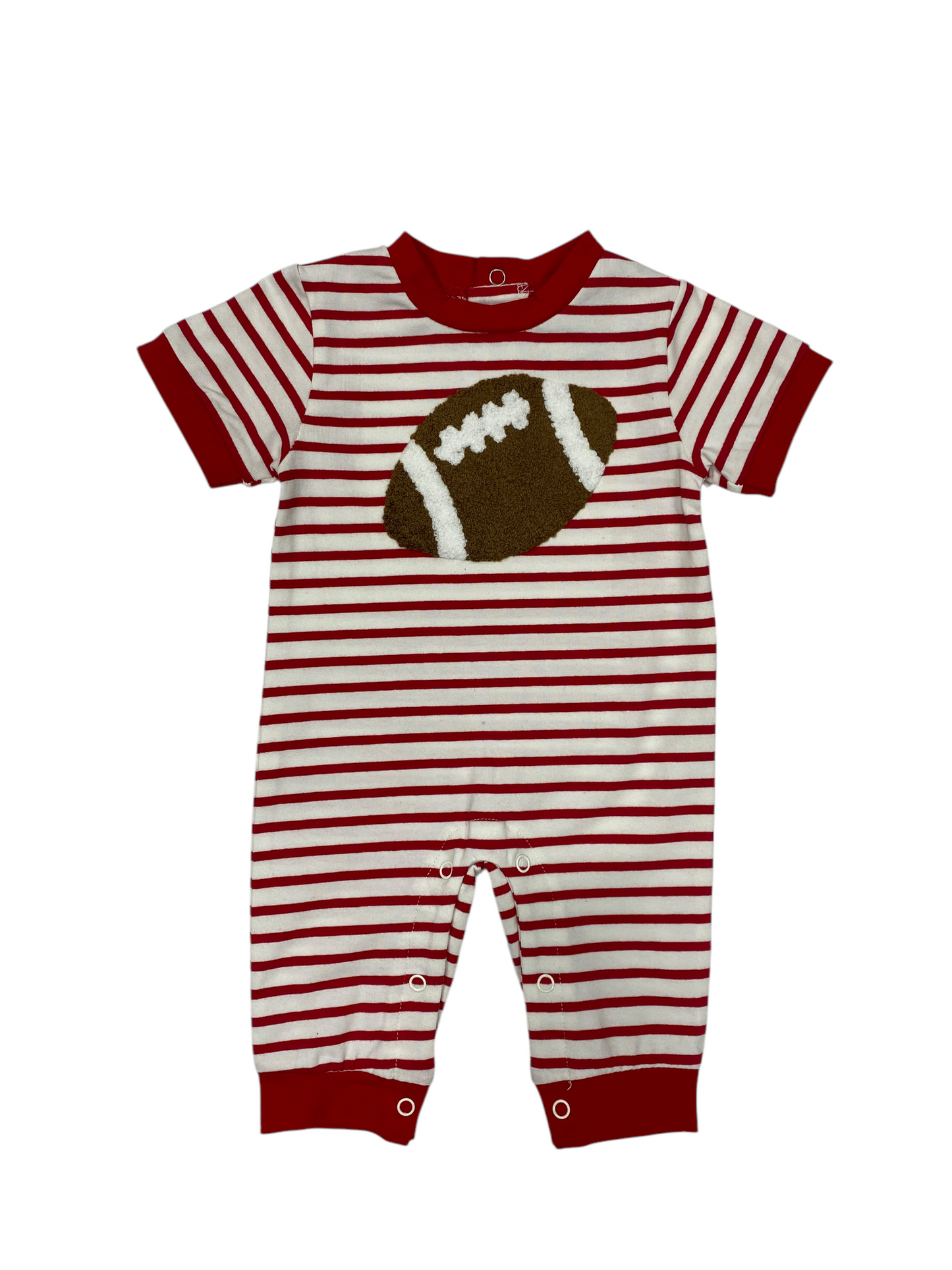 Boys Red Football Romper by Three Sisters