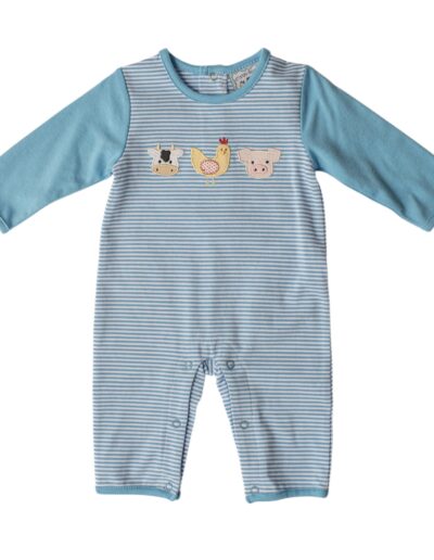 Boys Farm Animals Romper by Three Sisters