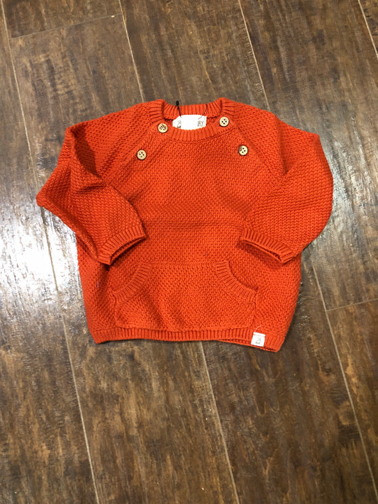 Boys Rust Sweater w/Kangaroo Pockets by Me & Henry