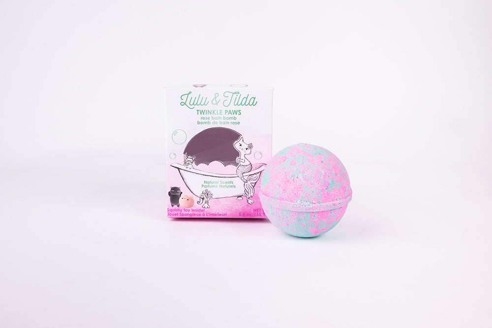 Girls Boxed Twinkle Paws Bath Bomb by Great Pretenders (5.5 oz)