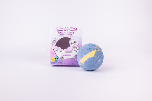 Girls Boxed Galaxy Glitter Bath Bomb by Great Pretenders (5.5 oz)