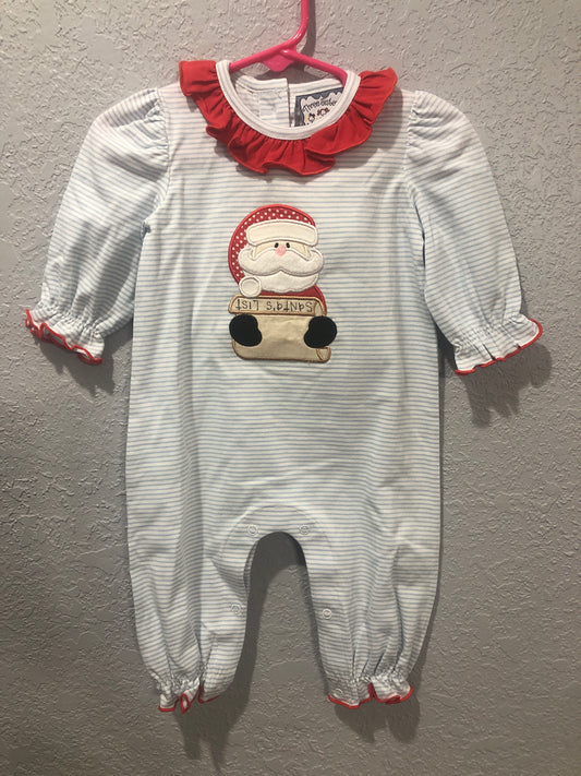 Girls Santa's List Romper by Three Sisters