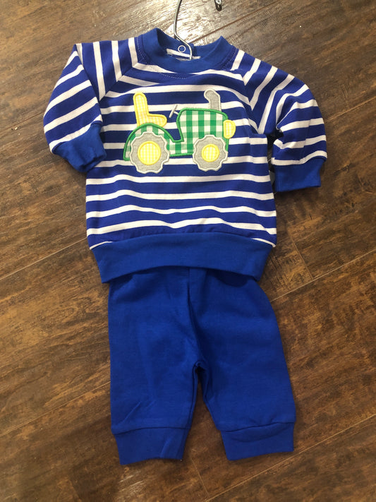 Boys 2 Pc Tractor Applique by Three Sisters