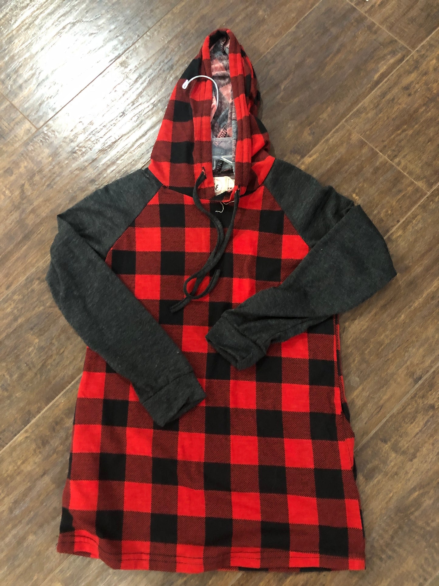 Girls Buffalo Check Pullover by Grace & Emma